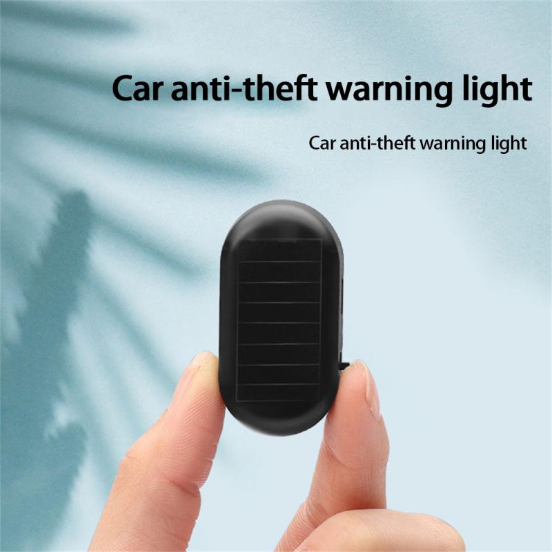 LED And Solar Powered Warning Anti-Theft Light.