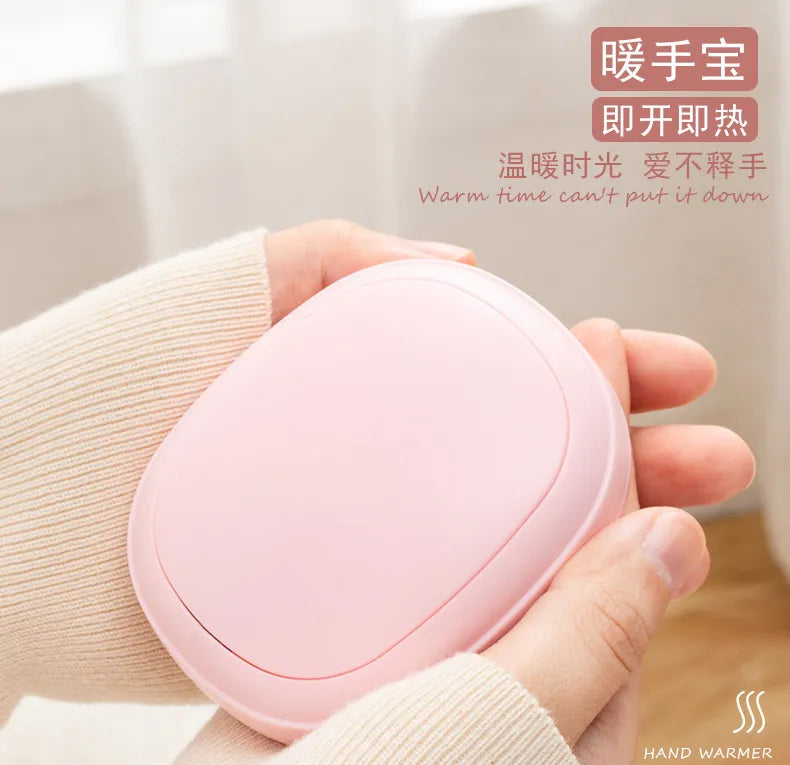 Rechargeable Portable hand warmer.