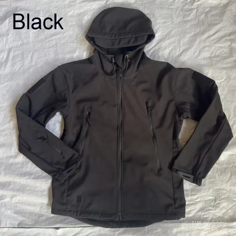 Men's M-5XL Windproof Softshell Fleece Thermal Jackets