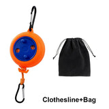 10M Retractable/Adjustable Clothes Line Or Bag For Camping