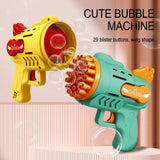 Rechargeable 29 Holes Bubble Gun