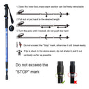 Retractable Trekking Hiking/Climbing Poles.