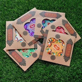 4PCS/set Embroidery Cloth Protective Coaster Mats