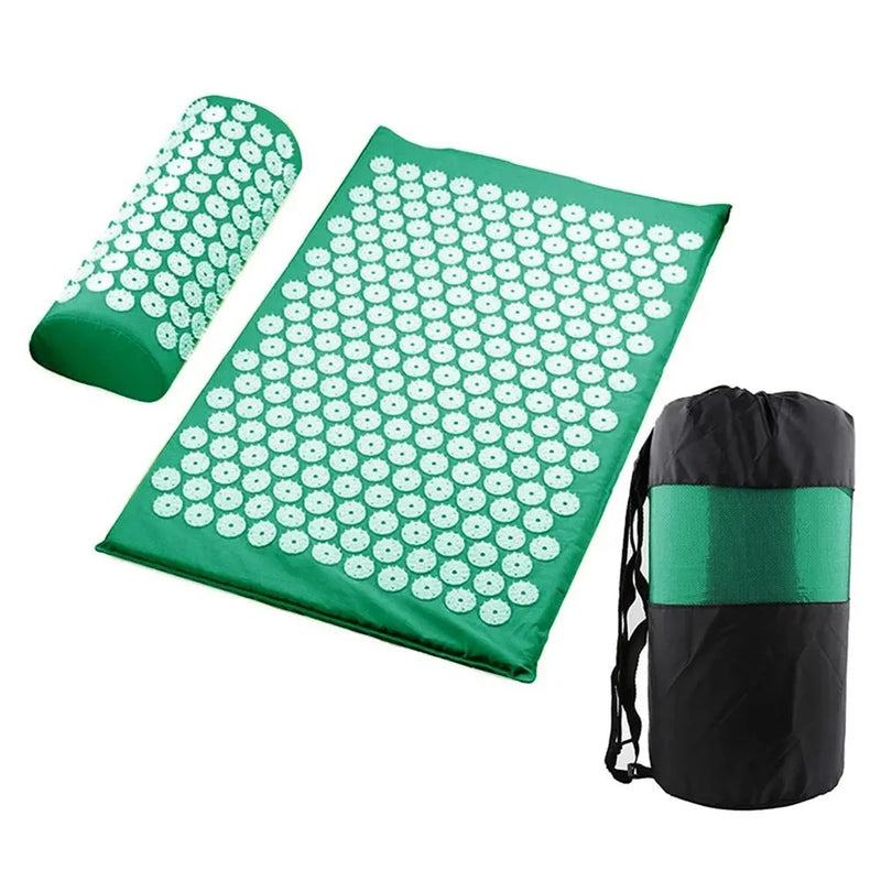 Acupressure Yoga Massage Mat With Pillow And Tote