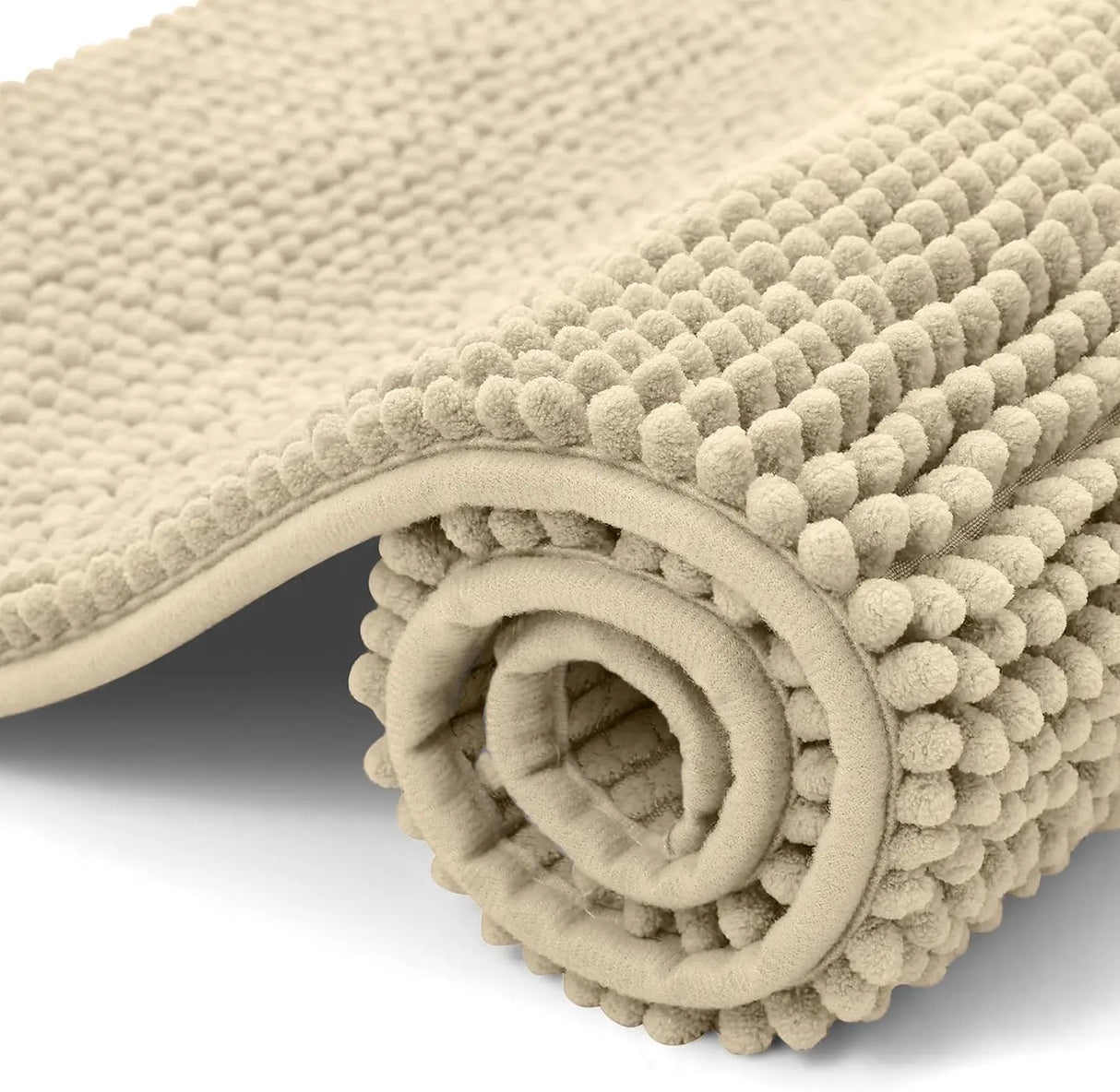 Kitinjoy Chenille Non-slip Washable Quick Drying Bath Mat