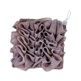2-In-1 Bath Ball Towel Loofah With Drawstring Closure