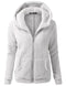 Women 's Winter Lamb Fleece Hoodies With Zipper