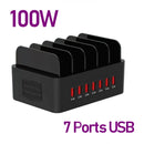 150W Universal Multi 16 Port USB 3.5A Fast Charging Station For Iphone Ipad Samsung Xiaomi Tablet