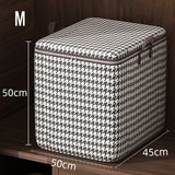 Large Capacity Folding Stackable Storage Boxes With Handles