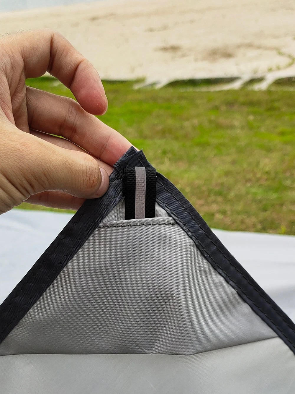 Ultralight Pocket Size Waterproof Tent Ground Sheet With Stakes