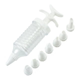 Plastic 8 Pipe Baking Nozzle Dispenser With Syringe