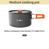 Ultralight Aluminum Camping Cookware With Storage Bag