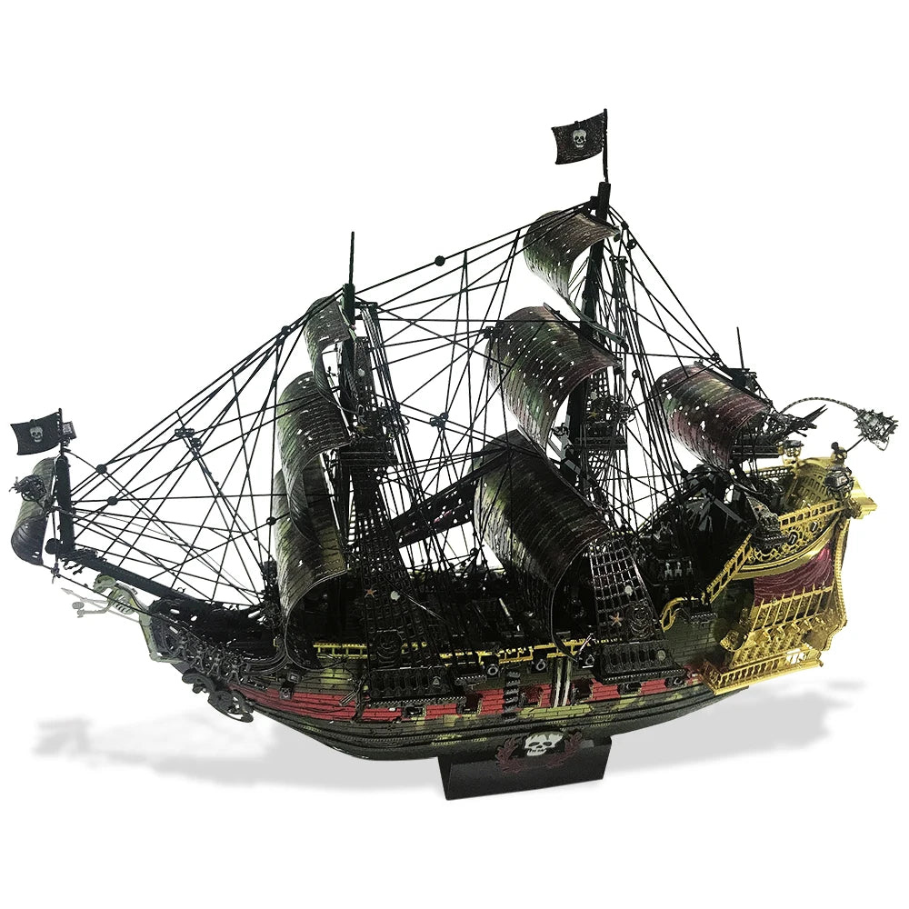 3D Metal Puzzle Model Of The Queen Anne's Revenge Pirate Ship