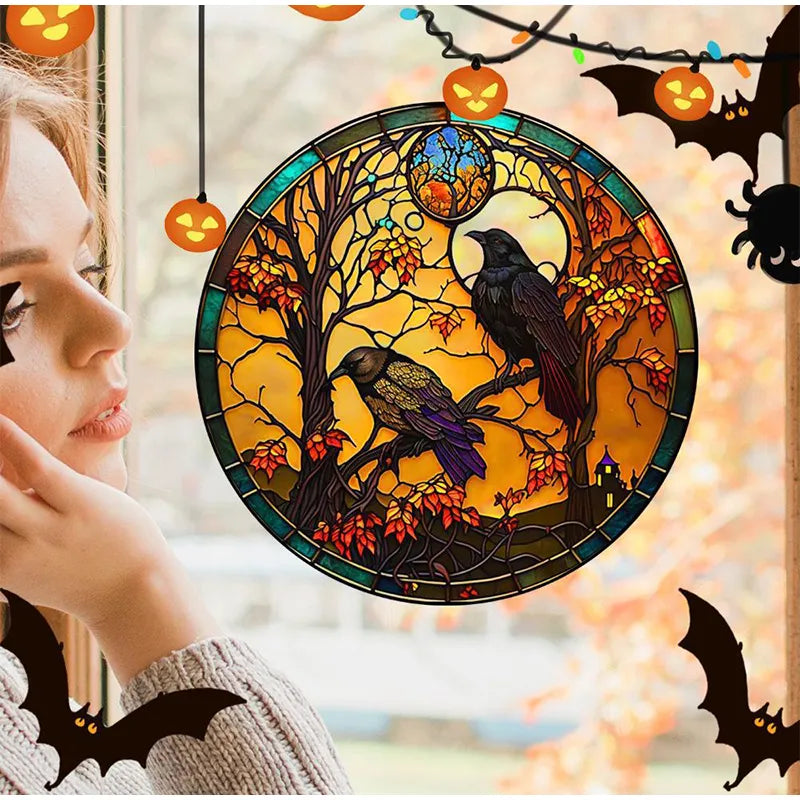 Halloween PVC Static Window Stickers.