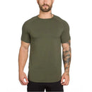 Men's Short Sleeve Extra longline T shirt