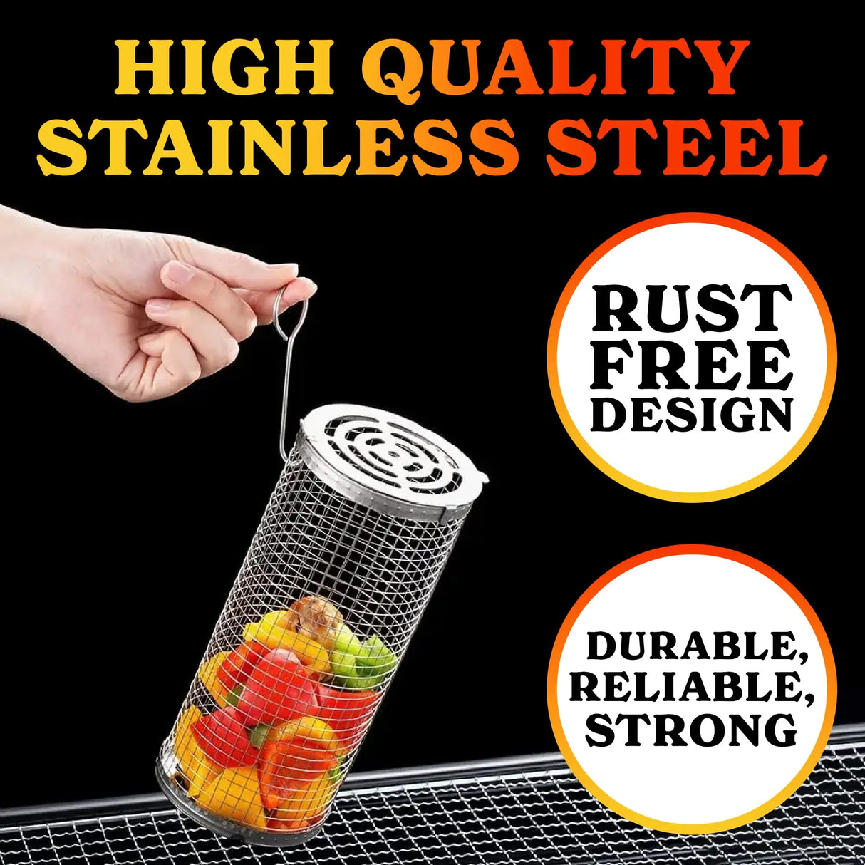 Stainless Steel Barbecue Cage