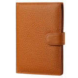 Men Or Women's RFID Slim Leather Passport Holder With Card And Money Slots