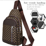 Men And Women's Single Shoulder Patchwork Dot Design Bag