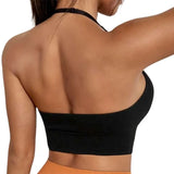 Women's Halter Backless Sports Bra