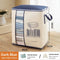 1Pc Fabric Storage Bag With Clear Window For All Household Items.