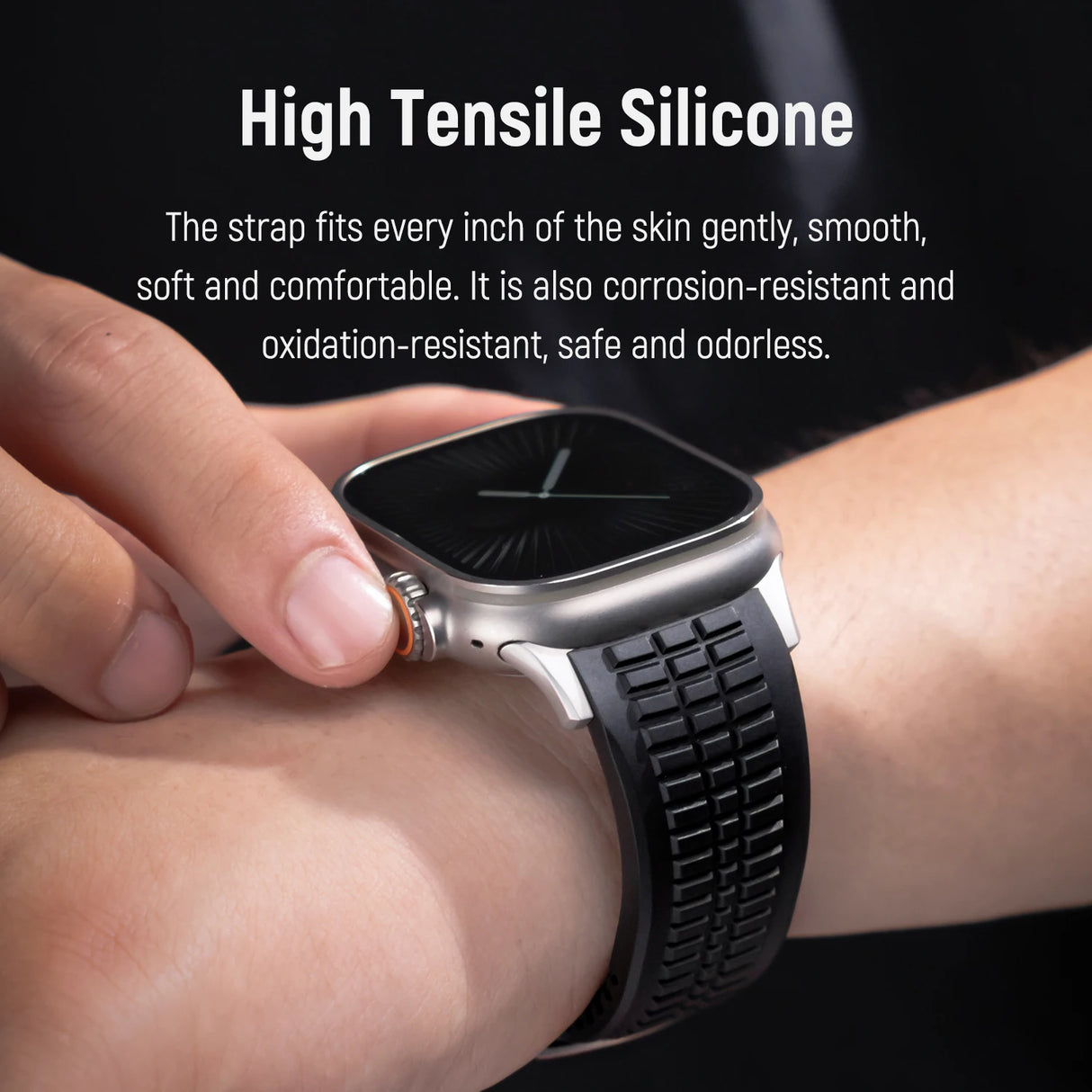 Sports Strap For Apple Watch 46mm 45mm 44mm 42mm Ultra 2 1 49mm Series 10 9 8 7 Se 6 5 Se