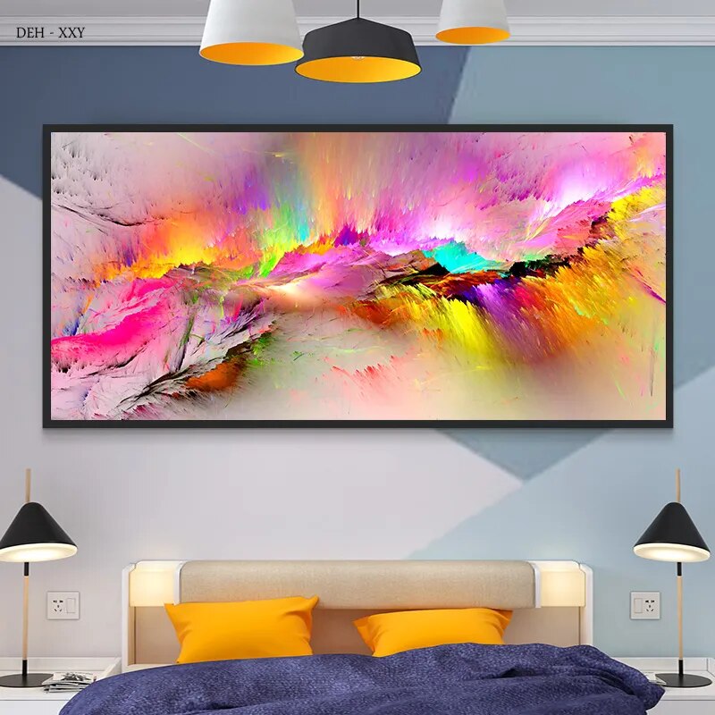Abstract Marble Texture Canvas Oil Painting Posters.