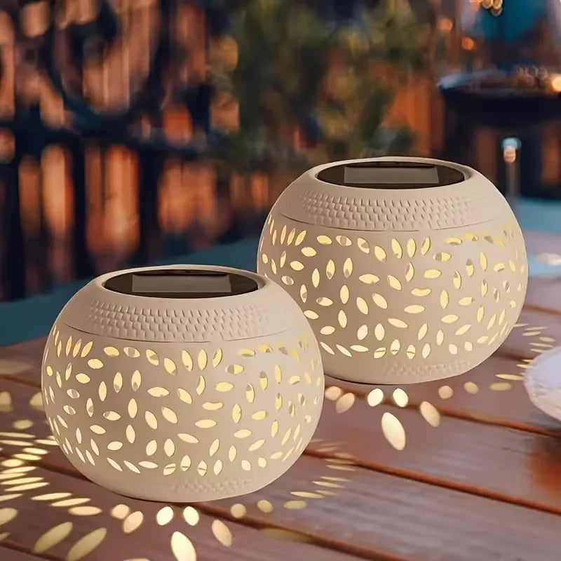LED Metal Solar Table Light