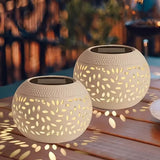 LED Metal Solar Table Light