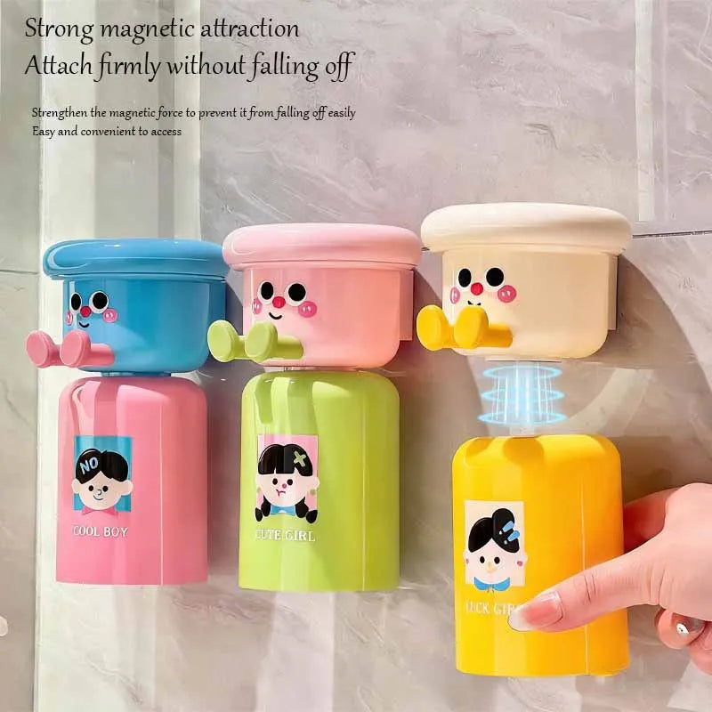 Dopamine Magnetic Wall Mounted Toothbrush/Cup Holder