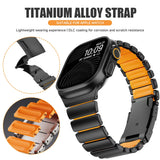 Luxury Titanium Strap for Apple Watch Ultra 3/2 49mm Series 11 10 46mm 45mm 44mm 42mm Or Silicone Bracelet For iwatch 9 8 7 6 SE 5