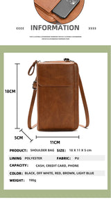 Crossbody Mini Handbag With Mobile Phone Pouch.