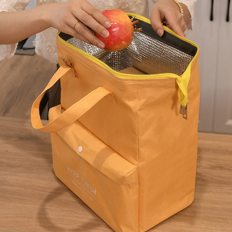 Large Waterproof Insulated Lunch Bag