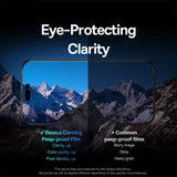 Baseus 0.4mm Corning Tempered Glass Anti-Peeping Screen Protector For iPhone 13 14 15 16 17 Max Pro