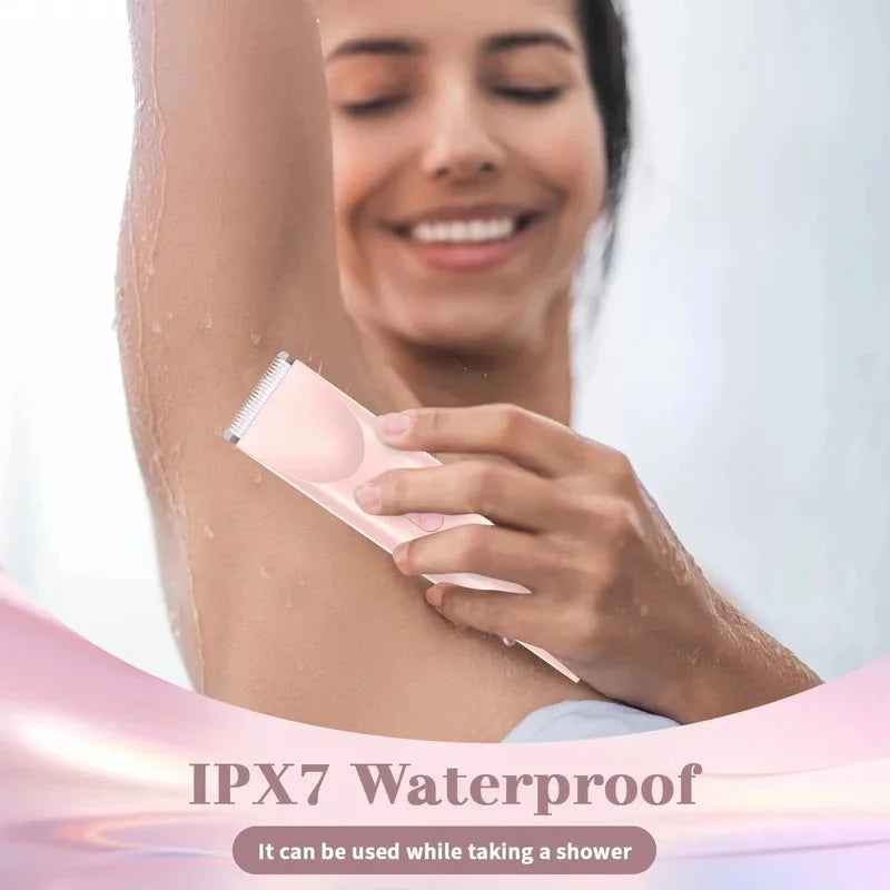 Women's Waterproof Rechargeable Mini Electric Shaver