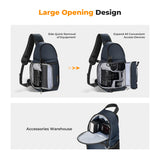 K&F Concept Waterproof 10L DSLR/SLR Sling Camera Backpack