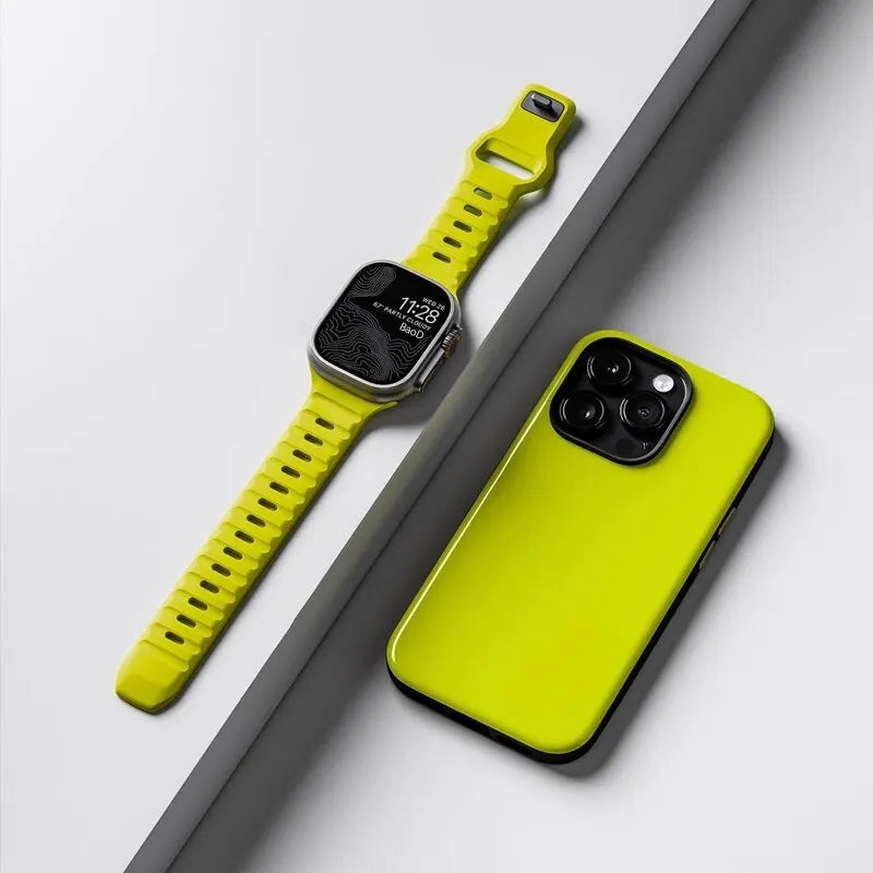 Silicone Straps For Apple Watch Band 9 8 7 6 SE 5 4 3 38mm 40mm 41mm 42mm 44mm 45mm Bracelet iWatch Series Ultra 3 2 1 Band 49mm