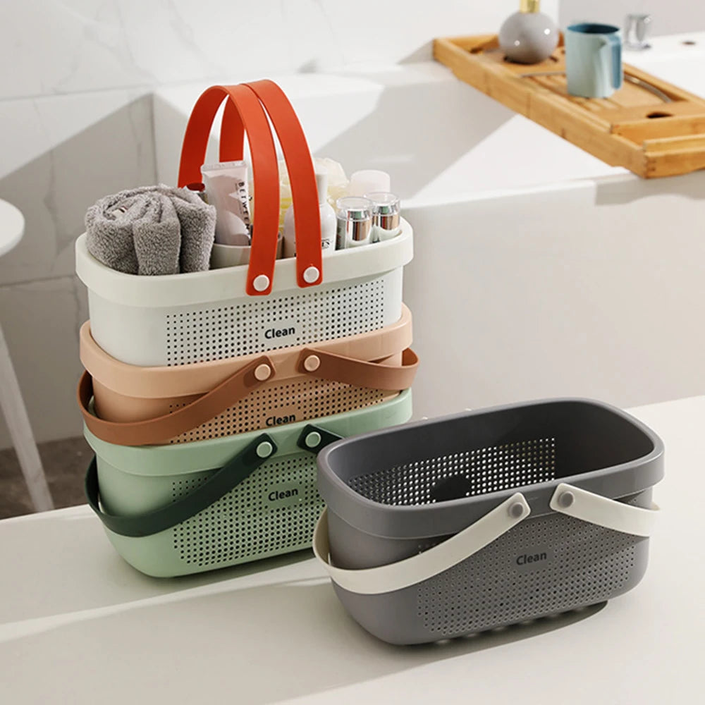 Mesh Shower Basket With Handle