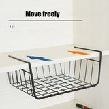 Multifunctional Iron bottom hanging Storage basket
