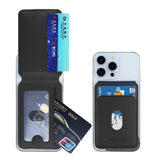 Leather Magnetic Cellphone Card Holder For IPhone 12 13 14 15 16 Pro Max Plus