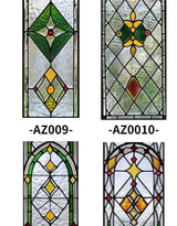 Electrostatic Vintage Stained Glass Window Sticker