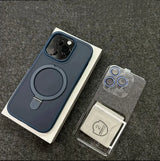 Magsafe IPhone Mat Finish Air 17 16 15 14 13 12 11 Pro Max Plus With Lens Protector And Metal Ring Stand