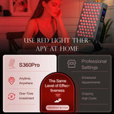 S360WPRO Portable LED Panel Infrared Red Therapy Light