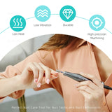 HYTOOS 5Pcs/Set Diamond Nail Drill Bits To Clean Cuticles And Nails