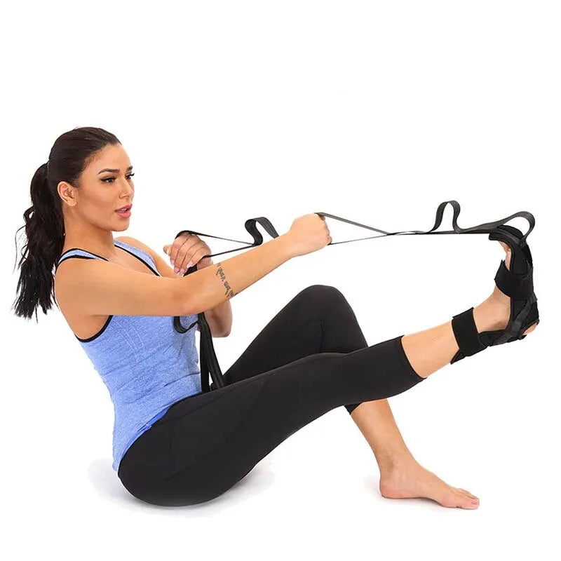 Yoga Strap for  Stretching Leg, Arch And Hamstring.