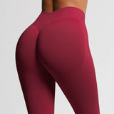 Women's High Waist Butt Lifting Seamless Fitness Pants