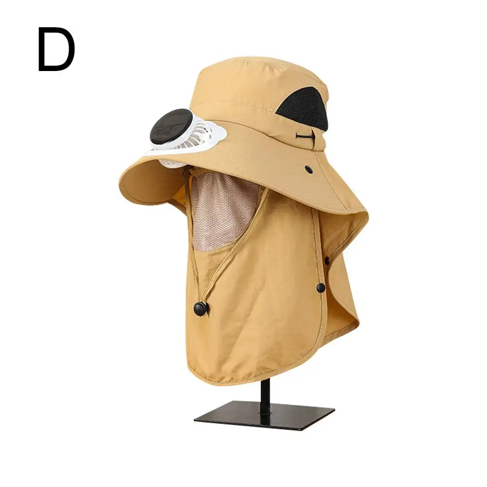 Solar Charging Fan Hat