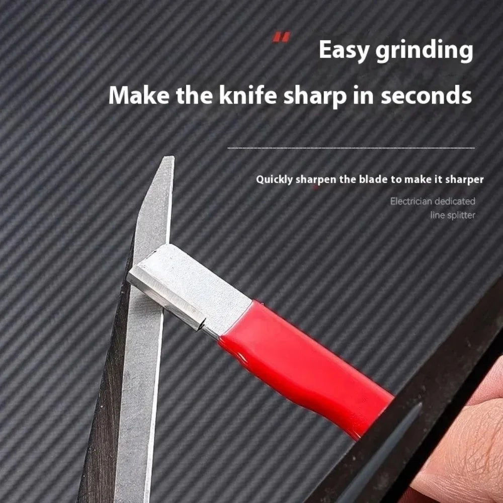 Tungsten Diamond Ceramic Sharpening Stone For Knives Scissors OR  Gardening Shears