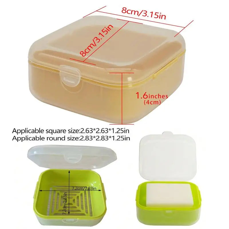 1Pce Travel Leak Proof Mini Soap Box