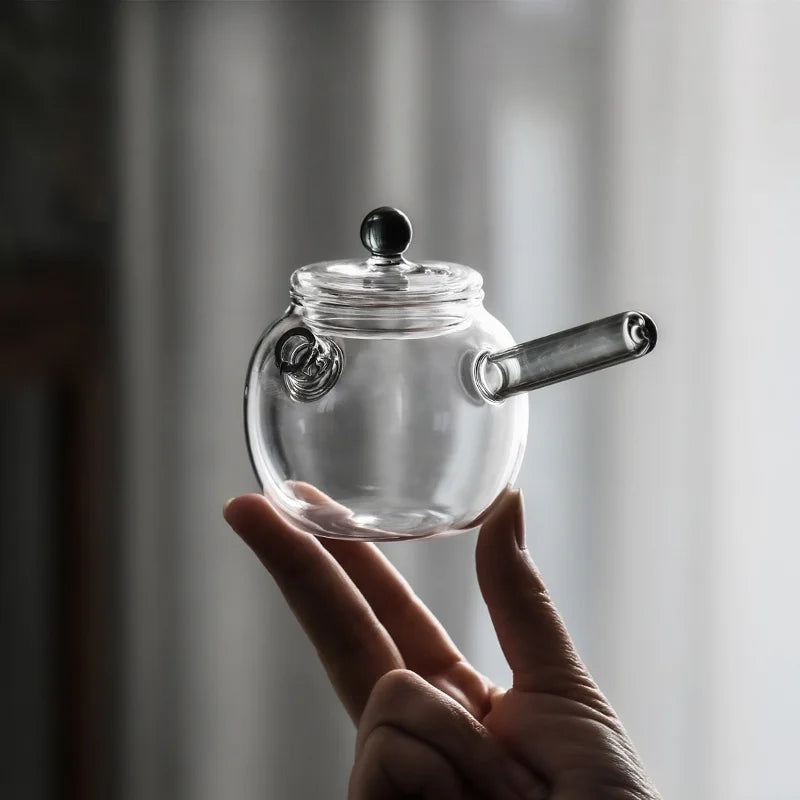 120ml Mini Kung Fu Small Glass Teapot With Filter