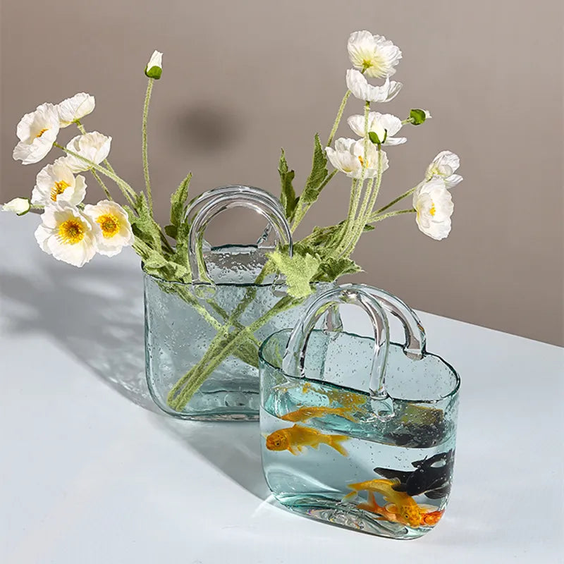 Nordic Style Glass Flower Vase.